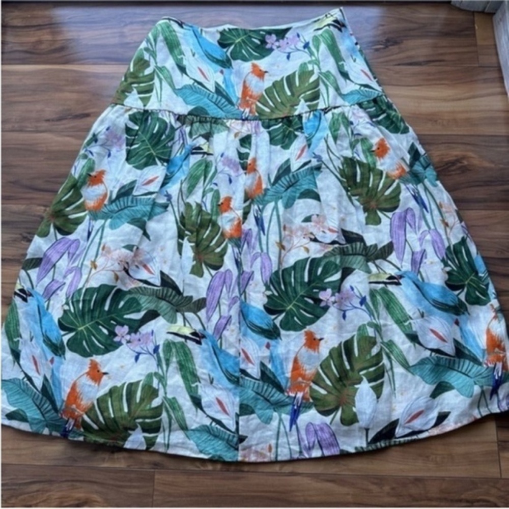 Anthropologie Coreylynncalter jungle fever skirt M